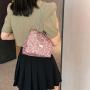Leisure One Shoulder Popular New Fashionable and Simple Sequin Crossbody Bag