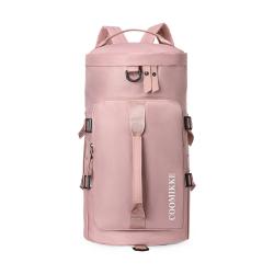 Custom printing travel gym sports backpack large weekend bag women men duffle foldable travel bags