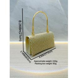 Manufacturer party golden clutch bag purses women's wedding dress rhinestone clutch bag evening bags lady dinner clutch handbags