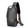 New Fashion Motorcycle Crossbody Chest Bags Custom USB Anti-Theft Waterproof Sling Bag Travel Shoulder Bag Men