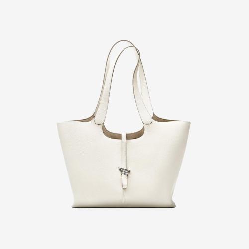 2024 New Design Ladies Pu Leather Shoulder Bag High Quality Large Capacity Tote Bag With Pouch