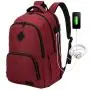 LOVEVOOK custom stylish large capacity school Bags Waterproof College travel bags laptop case USB backpack men backpacks unisex