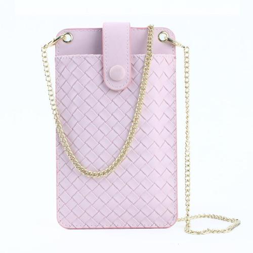 Phone bag for women Fashionable Mini Mobile Phone Bag Ladies' Solid Color Joker Chain Portable Shoulder Messenger Bag