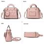KBW730 Fashion Purses and Handbags for Women Ladies Leather Top Handle Satchel Shoulder Bags Small Totes