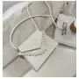 Popular Pearl Handbag New Bag For Women  Texture Double Layer Small Square Bag Single Shoulder Cross Bag For Women