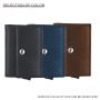 Customized Leather Aluminum Holder Card Holder Men Pop Up Wallet
