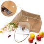 Large Capacity Mesh Shoulder Swimming Bag Summer Travel Foldable Mesh Beach Tote Bag