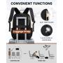 LOVEVOOK 15.6 17 Inch Business Work Laptop Bags Purse with USB Port Waterproof Business College Travel Backpacks for Woman