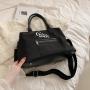 Fashion Travel Handbag Tote Bag Drawstring Canvas Tote Bag With Zipper Pocket Large Canvas Tote Bag Plain