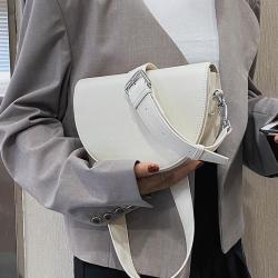 KBW342 2023 Spring New Tide Fashion Women Bags High Quality Wide Shoulder Strap Single Shoulder Crossbody Saddlebag Wholesale