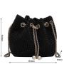 2023 Luxury Handbags Rhinestone Diamonds Decoration Women Handbags Ladies Women's Bucket Bags