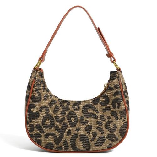 Leopard Print Underarm Female Hand 2024 Autumn/Winter Instagram New Fashion Female Hand Bill Shoulder Underarm Bag