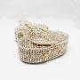 2024 Custom Crystal Evening Shoulder Violin Bag For Women Boutique Jewelry Clutch