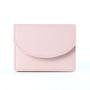HR580 New Women's Wallet PU Leather Short Solid Color Card Holder Bag Women's Small Simple Lightweight Girl's Coin Wallet Purse