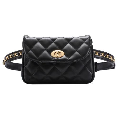2024 Custom Hot Sale Quilted Waist Fanny Bag For Women Luxury With Removable Straps