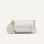 Trending Nice Fabric And Pu Leather Ladies Bag Classic Style Shoulder Bag Lovely Fashionable Messenger Bag For Luxury Women