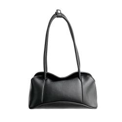 Custom logo soft PU leather shoulder bags fashion large capacity casual female handbag fashion big hand bags ladies