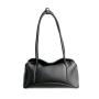 Custom logo soft PU leather shoulder bags fashion large capacity casual female handbag fashion big hand bags ladies