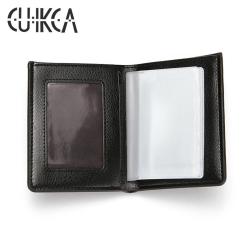 HF023 CUIKCA Wallets Men's Creative Wallet Driving License Driving License Slim Waterproof Pu For Unisex Fashion Black Gift