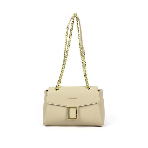 Fashion Women Medium PU Handbags Tote Bags with Double Chain Handles women shoulder bag handbag