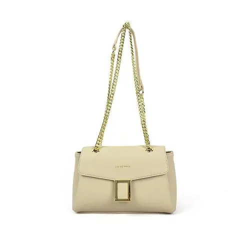 Fashion Women Medium PU Handbags Tote Bags with Double Chain Handles women shoulder bag handbag