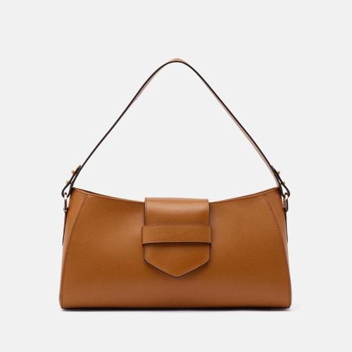 Custom Simple Female PU Handbag Fashion Luxury Underarm Shoulder Hand Bags For Women