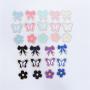 Keymay Lightweight High Quality DIY Personalized Gift Self Adhesive Sticker Glitter Chenille Patch Heart Patch Chenille Patches