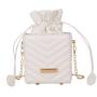 New Fashion  Mini Luxury Cute Comfortable Pearl Handle Small Jelly Square Bag Handbags