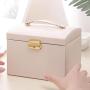 KBW684  Simple Drawer Jewelry Organizer Creative Coiled Silk Pattern Jewelry Box High Quality Earrings Earrings Ring Jewelry Box