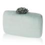 Wholesale autumn fashion handbag Ladies banquet rhinestone metal flower party bag purse vintage clutch evening bag