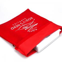 Wholesale Luxury Large Velvet Dust Weeding Gift Packaging Drawstring Bag Red Velvet Clothes Shoe Pouch