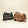Custom Logo Leather Messenger Bag Ladies Calf Skin Leather Shoulder Bag Crossbody Bag