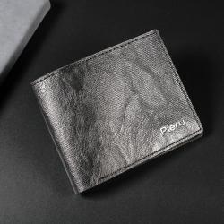 HR330 Hot Selling Hot Beach Men's Wallet Imitation Genuine Leather Fashion Youth Money Clip Short Men's Ticket Clip Handheld