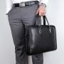 High Quality Genuine Leather Handbag Shoulder Bag 14 Inches Business Laptop Bag Mens Leather Briefcases