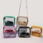 Special Hot Selling Waterproof Lightweight Gold Crossbody Bag Women Transparent Bag Zipper Pvc Transparent Bag