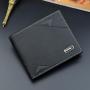 ZX065 New Men's Tri-fold Short Multi-Card Business Wallet Card Holder Leather Purse Short Wallet Soft Coin Wallet For Men