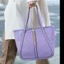 Ladysky 2024 customization logo letter handbag for women quality large-capacity tote bag crocodile ladies shoulder bag  35 cm