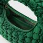 2024 New Women's Winter Down Handbag Puffer Half Moon Bag with Quilted Fashion Crossbody Bags