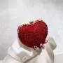 Trendy Acrylic Heart Bags Women Handbags Ladies Luxury Party Evening Clutch Purses and Handbags for Women