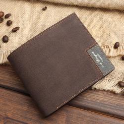 ZWY273 Wholesale Men PU Lightweight Short Wallet Multi-card Practical Slim Card Case Daily Simple Business Student Money Clip
