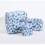 Keymay Bag High quality Large Waterproof Nylon Cosmetic Bag With Patches Women Toiletry Pouch Makeup Bag