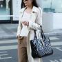 super product 2024 ladysky super fiber leather ladies bag fashion ladies shoulder bag quality women's tote bag factory 35 cm