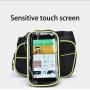 ZF153 PU Bike Bags Mountain Waterproof Mobile Phone Crossbar Hanging Bags Saddle Cycling Gear Accessories Front Beam Bags