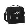 BSCI factory customized logo printed promotional business lunch storage bag two layers insulated cooler bag
