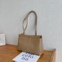 New large capacity PU leather shoulder bag simple white collar female handbag fashion handbag