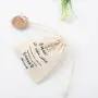 Eco-Friendly Paper Label Cotton Twill Drawstring Soap Packing Bag Natural Cotton Soap Pouch Dust Bag