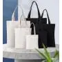 ZF008 New Gift Shopping Bag Eco-Freindly Square Travel Tote Bag Customized Logo Printed Organic Cotton Canvas Bag