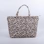 New Trending Custom Design Tote Handbags Female Travel  Large Capacity Shopping Waterproof Nylon Leopard Fashion Cute Handbags