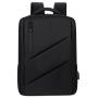 Large Capacity USB Laptop Backpack Expandable Oxford Business Travel Bag with Waterproof Unisex Custom Logo