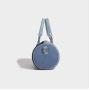 2024 Custom Contrast Color Denim Barrel Bags Handbags For Fashion Women